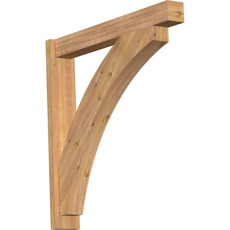 Ekena Millwork Thorton Block Smooth Outlooker, Western Red Cedar, 5 1/2"W x 36"D x 36"H OUT06X36X36THR05SWR